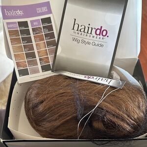 BNWT Hairdo by hairuwear wispy cut wig glazed hazelnut md brown w ginger hilt